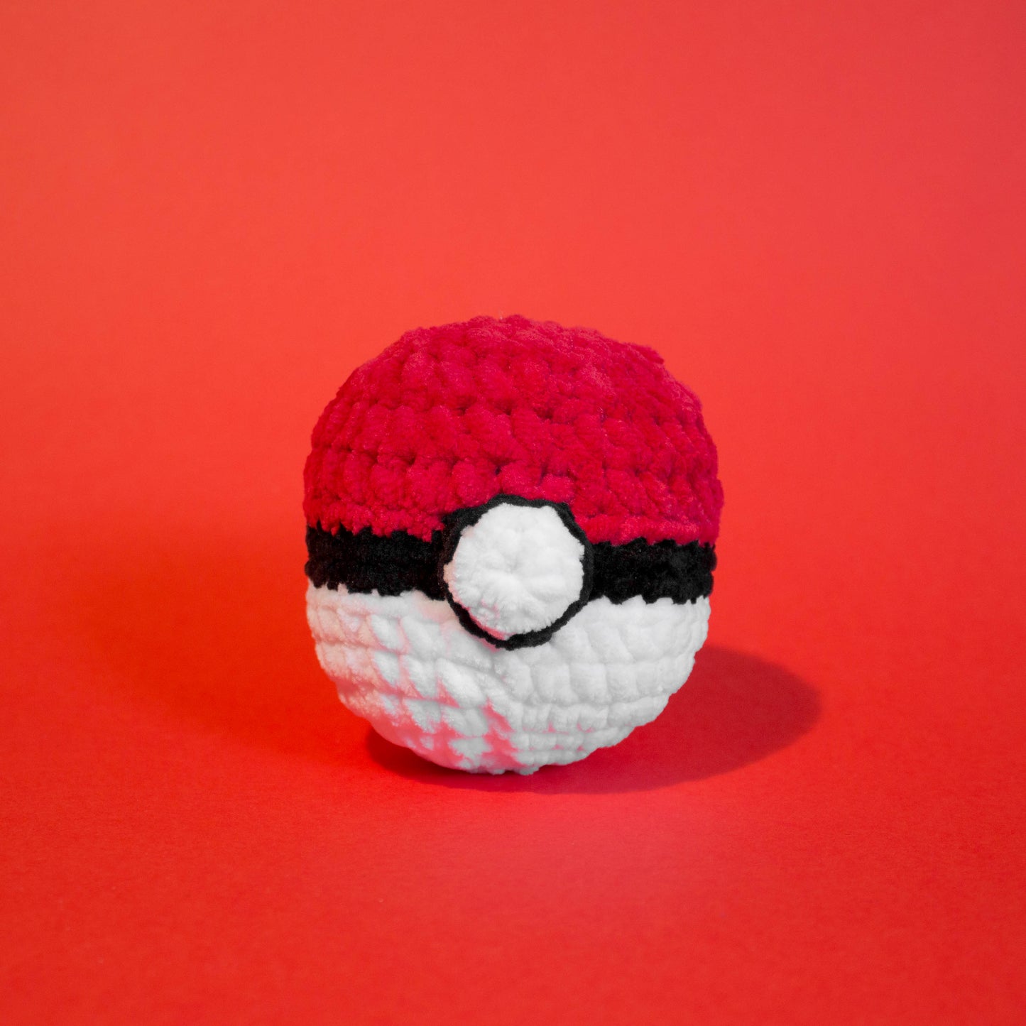 Pokeball Crochet Plushie