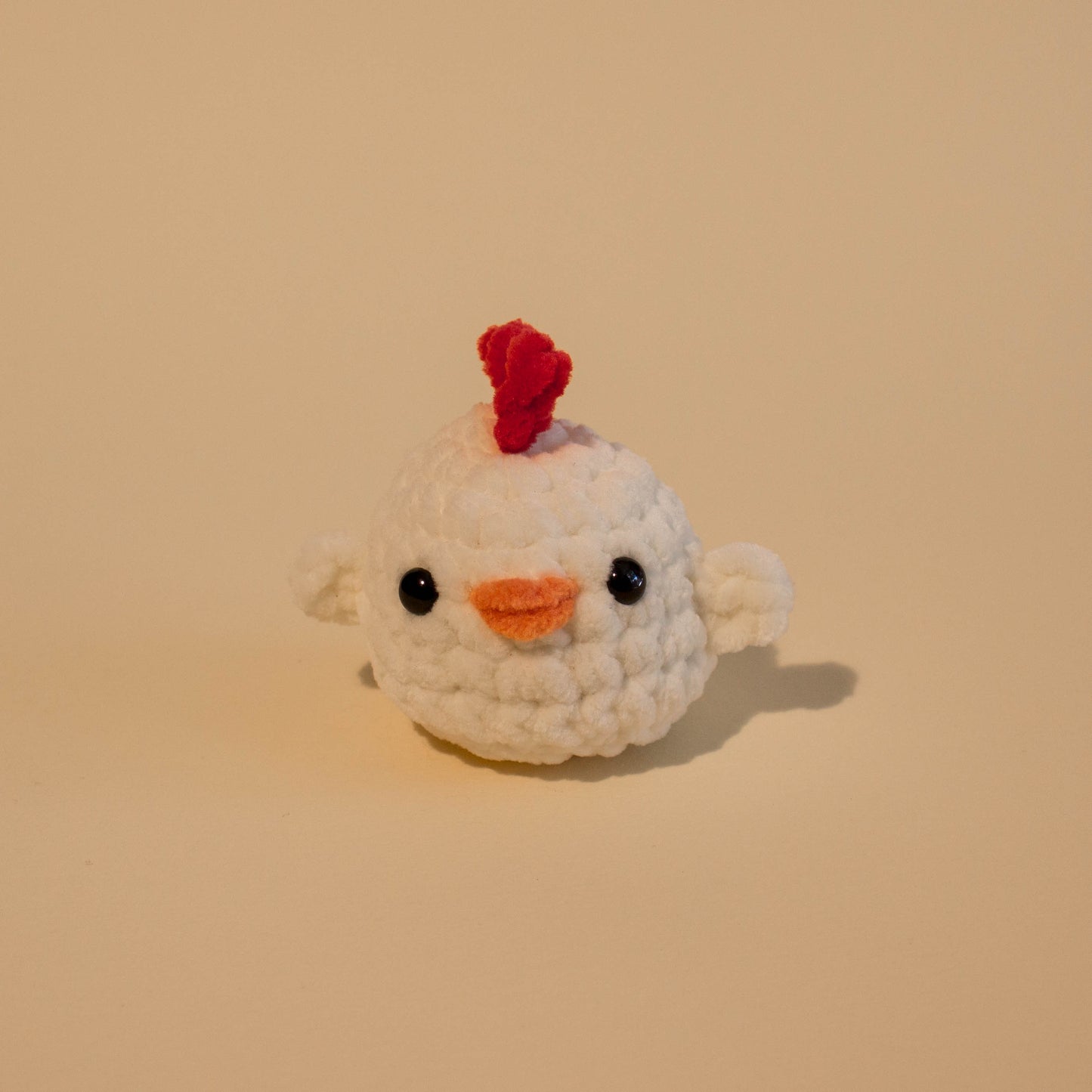 Chicken Crochet Plushie - Cream