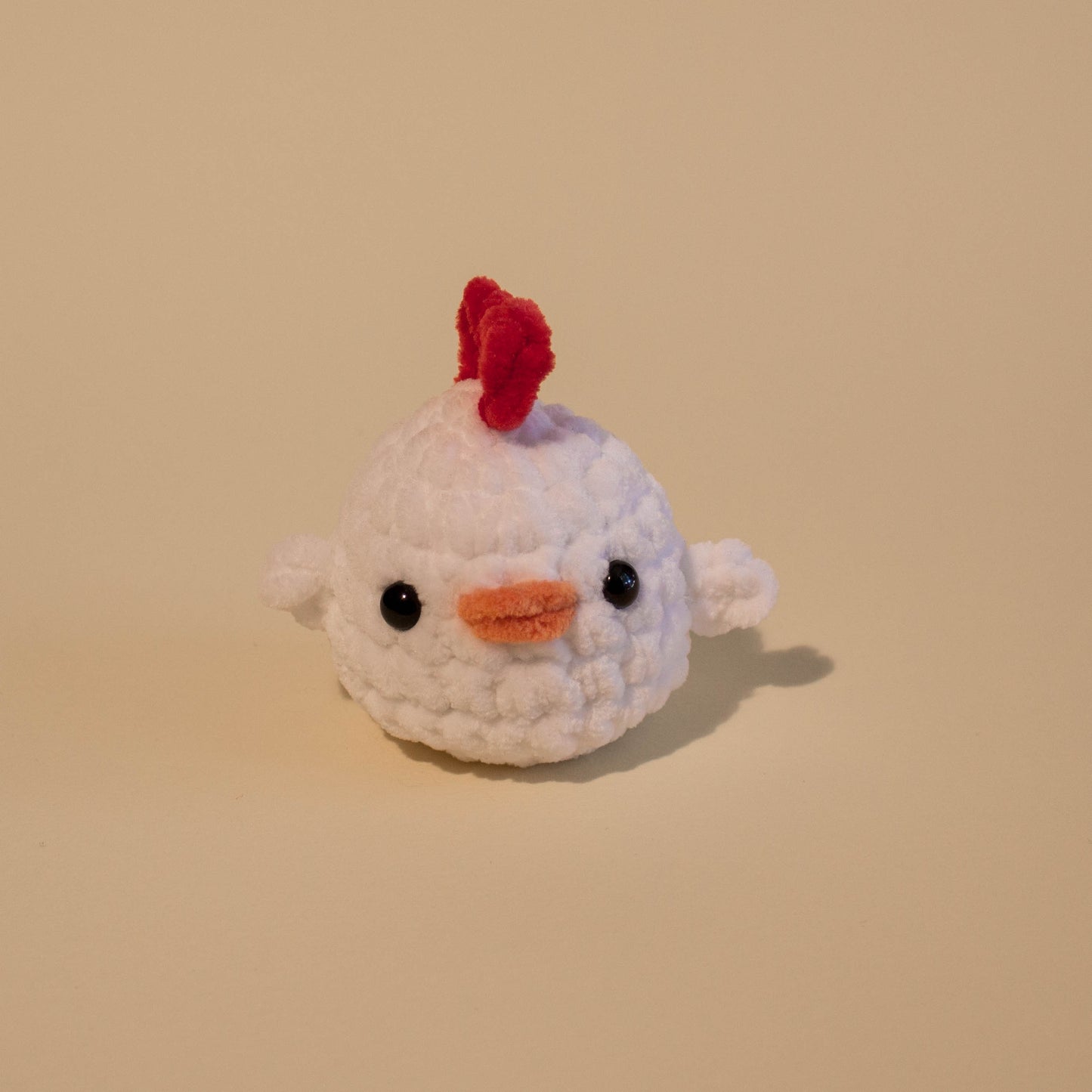 Chicken Crochet Plushie - White