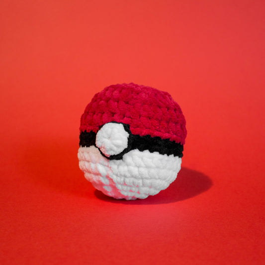 Pokeball Crochet Plushie