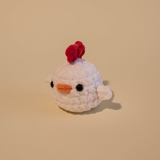 Chicken Crochet Plushie - White