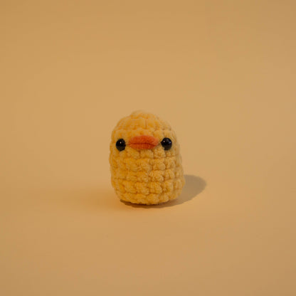 Pocket Pals - Yellow Duck Crochet Plushie